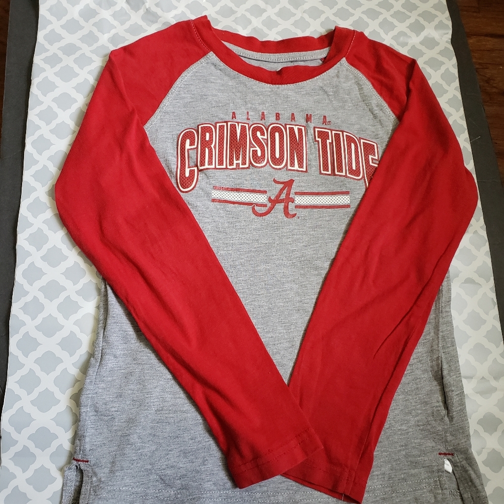 Boys Crimson Tide 🐘 Long Sleeve T-shirt
